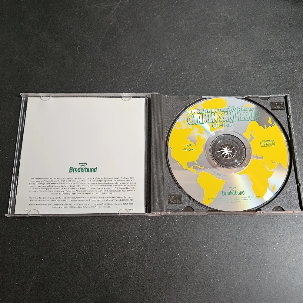 Where in the World is Carmen Sandiego? CD-ROM for PC